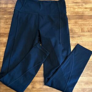 Victoria Secret Leggings Black Sz 4 c1